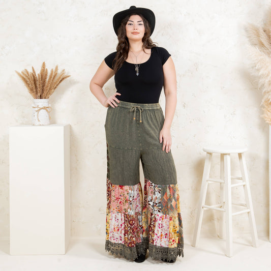 60's Bohemian Bell Bottom Pants