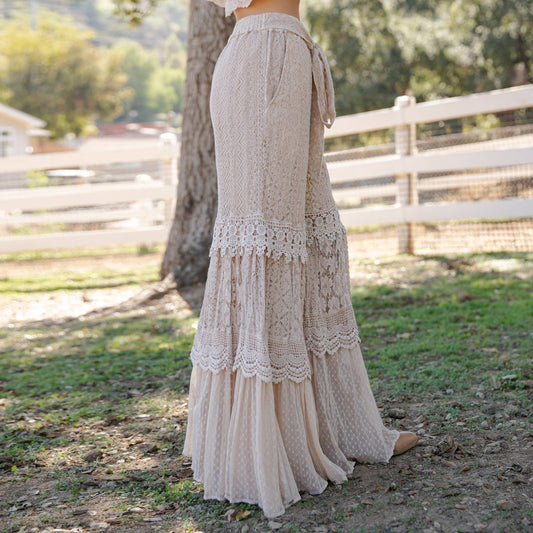 Desert Dream Cloud Pant Tiered Lace & Net Trims - NEW