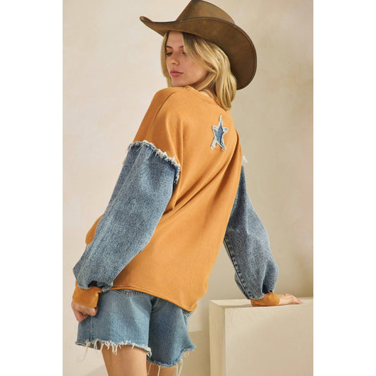 Wild Star Sleeve Pullover