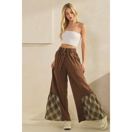 Plaid to Meet You Wide-Leg Pants