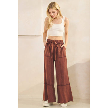 Off-Duty Mineral-Washed Terry Pants