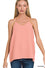 Adjustable Strap V- Neck Cami Top
