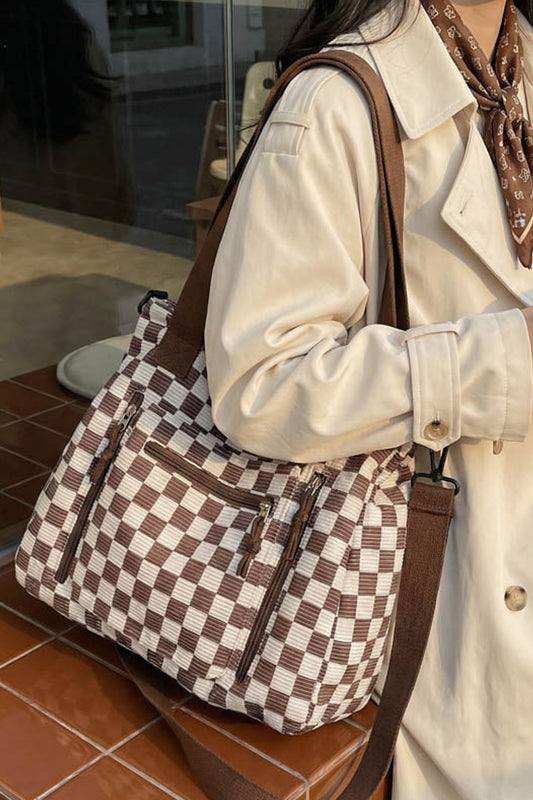Check, Please! Corduroy Tote Bag